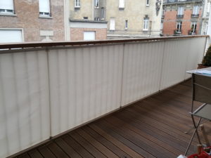 toile brise soleil pour balcon