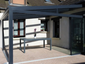 jardin d'hiver - pose à Ormes