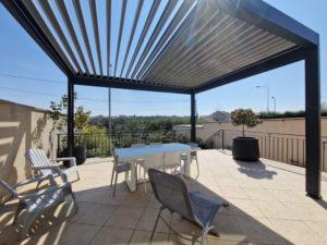 pergolas pose terrasse maison
